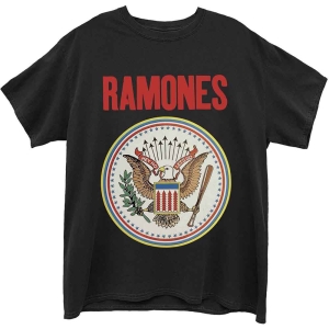 Ramones - Full Colour Seal Uni Bl T-Shirt  (M) in the group OTHER / -Start Tshirt at Bengans Skivbutik AB (4398295)