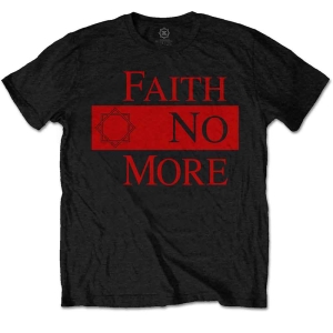 Faith No More - Classic New Logo Star Uni Bl T-Shirt in the group MERCHANDISE / T-shirt / Heavy Metal at Bengans Skivbutik AB (4399003)