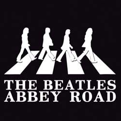 The Beatles - Single Cork Coaster: Abbey Road in the group Minishops / Beatles at Bengans Skivbutik AB (4400347)