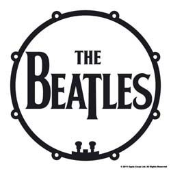 The Beatles - Single Cork Coaster: Drum Head in the group Minishops / Beatles at Bengans Skivbutik AB (4400348)