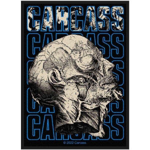 Carcass - Necro Head Standard Patch in the group MERCHANDISE / Merch / Hårdrock at Bengans Skivbutik AB (4400366)