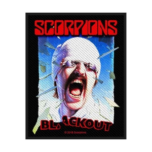 Scorpions - Blackout Standard Patch in the group MERCHANDISE / Merch / Hårdrock at Bengans Skivbutik AB (4400375)
