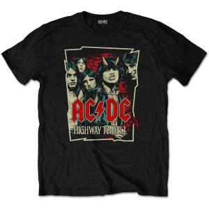 Ac/Dc - Highway To Hell Sketch Uni Bl   (XL) in the group MERCHANDISE / T-shirt / Heavy Metal at Bengans Skivbutik AB (4400416)