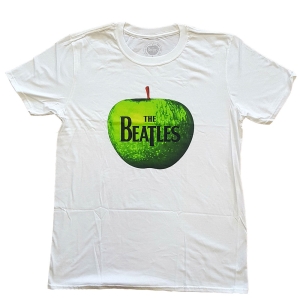 The Beatles - Apple Uni Wht    in the group MERCHANDISE / T-shirt / Pop-Rock at Bengans Skivbutik AB (4400430)