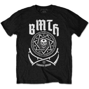 Bring Me The Horizon - Unisex T-Shirt: Crooked (Small) in the group CDON - Exporterade Artiklar_Manuellt / T-shirts_CDON_Exporterade at Bengans Skivbutik AB (4400472)