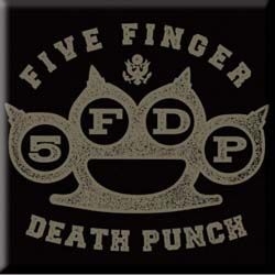 Five Finger Death Punch - Fridge Magnet: Brass Knuckle in the group CDON - Exporterade Artiklar_Manuellt / Merch_CDON_exporterade at Bengans Skivbutik AB (4400474)