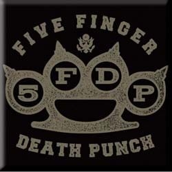 Five Finger Death Punch - Fridge Magnet: Brass Knuckle in the group OTHER / MK Export CDON Merch at Bengans Skivbutik AB (4400474)