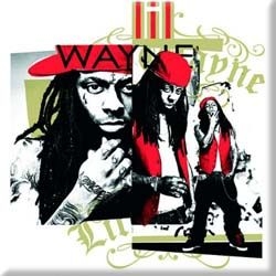 Lil Wayne - Fridge Magnet: Red Cap Montage in the group OTHER / MK Test 7 at Bengans Skivbutik AB (4400484)