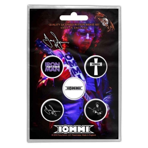 Tony Iommi - Iommi Button Badge Pack in the group MERCHANDISE / Merch / Hårdrock at Bengans Skivbutik AB (4400506)