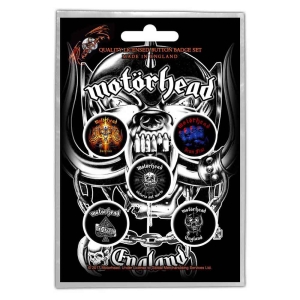 Motorhead - England Button Badge Pack in the group MERCHANDISE / Merch / Hårdrock at Bengans Skivbutik AB (4400508)