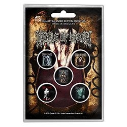Cradle Of Filth - Button Badge Pack: Albums (Retail Pack) in the group Minishops / Cradle Of Filth at Bengans Skivbutik AB (4400528)