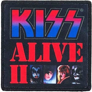 Kiss - Alive Ii Printed Patch in the group MERCHANDISE / Merch / Hårdrock at Bengans Skivbutik AB (4400558)