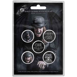 Ozzy Osbourne - Ordinary Man Button Badge Pack in the group MERCHANDISE / Merch / Hårdrock at Bengans Skivbutik AB (4400571)
