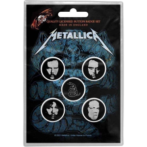 Metallica - Wherever I May Roam Button Badge in the group MERCHANDISE / Merch / Hårdrock at Bengans Skivbutik AB (4400576)
