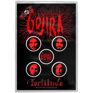 Gojira - Fortitude Button Badge Pack in the group MERCHANDISE / Merch / Hårdrock at Bengans Skivbutik AB (4400589)