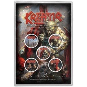 Kreator - Hate Uber Alles Button Badge Pack in the group MERCHANDISE / Merch / Hårdrock at Bengans Skivbutik AB (4400591)