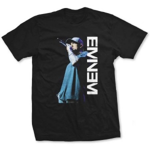 Eminem - Unisex T-Shirt: Mic. Pose (Medium) in the group CDON - Exporterade Artiklar_Manuellt / T-shirts_CDON_Exporterade at Bengans Skivbutik AB (4400597)