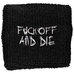 Darkthrone - Fabric Wristband: Fuck Off And Die (Loos in the group OTHER / -Start Merch at Bengans Skivbutik AB (4400661)