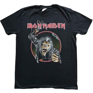 Iron Maiden - Eddie Hook Uni Bl    in the group MERCHANDISE / T-shirt / Hårdrock at Bengans Skivbutik AB (4400664)