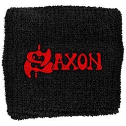Saxon - Fabric Wristband: Red Logo (Loose) in the group OTHER / MK Test 7 at Bengans Skivbutik AB (4400703)