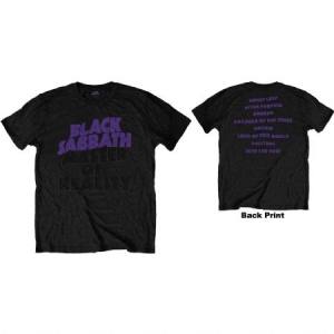 Black Sabbath - Unisex T-Shirt: Masters of Reality Album (Back Print) (X-Large) in the group OTHER / MK Test 6 at Bengans Skivbutik AB (4400863)
