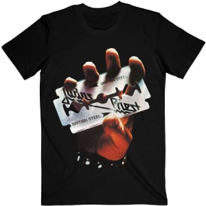 Judas Priest - British Steel Uni Bl T-Shirt  (S) in the group MERCHANDISE / T-shirt / Heavy Metal at Bengans Skivbutik AB (4400973)