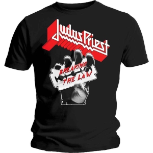 Judas Priest - Breaking The Law Uni Bl  (L) in the group MERCHANDISE / T-shirt / Heavy Metal at Bengans Skivbutik AB (4400993)