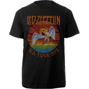 Led Zeppelin - Unisex T-Shirt: USA Tour '75. (Small) in the group CDON - Exporterade Artiklar_Manuellt / T-shirts_CDON_Exporterade at Bengans Skivbutik AB (4400997)