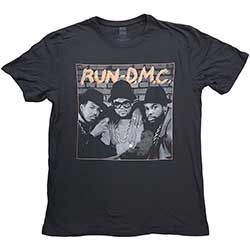 Run DMC - Unisex T-Shirt: B&W Photo (Large) in the group Minishops / Run DMC at Bengans Skivbutik AB (4401020)