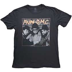 Run DMC - Unisex T-Shirt: B&W Photo (X-Large) in the group OTHER / MK Test 6 at Bengans Skivbutik AB (4401022)