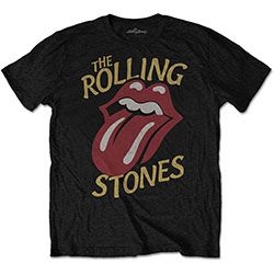 The Rolling Stones - Unisex T-Shirt: Vintage Typeface (XX-Large) in the group OTHER / MK Test 6 at Bengans Skivbutik AB (4401025)