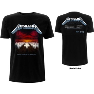 Metallica - Unisex T-Shirt: Master of Puppets Tracks (Back Print) (Small) in the group CDON - Exporterade Artiklar_Manuellt / T-shirts_CDON_Exporterade at Bengans Skivbutik AB (4401045)