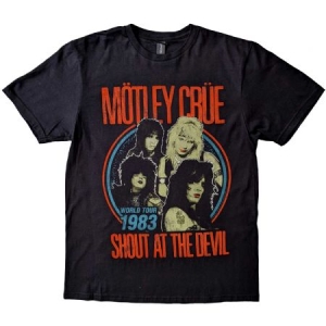 Motley Crue - Unisex T-Shirt: Vintage World Tour Devil in the group CDON - Exporterade Artiklar_Manuellt / T-shirts_CDON_Exporterade at Bengans Skivbutik AB (4401069)