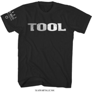 Tool - Unisex T-Shirt: Metallic Silver Logo (Sleeve Print) (Small) in the group OTHER / Merchandise at Bengans Skivbutik AB (4401126)