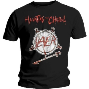 Slayer - Unisex T-Shirt: Haunting the Chapel (X-Large) in the group CDON - Exporterade Artiklar_Manuellt / T-shirts_CDON_Exporterade at Bengans Skivbutik AB (4401235)