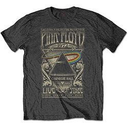 Pink Floyd - Unisex T-Shirt: Carnegie Hall Poster (Small) in the group CDON - Exporterade Artiklar_Manuellt / T-shirts_CDON_Exporterade at Bengans Skivbutik AB (4401277)