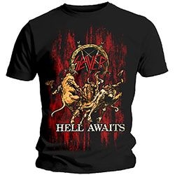 Slayer - Unisex T-Shirt: Hell Awaits (Small) in the group OTHER / Merchandise at Bengans Skivbutik AB (4401311)