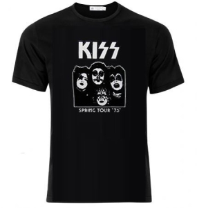 Kiss - Kiss T-Shirt Spring Tour '75 in the group OTHER / Merchandise at Bengans Skivbutik AB (4401339)