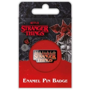 Stranger Things - Fire Logo Enamel Pin in the group Minishops / Stranger things at Bengans Skivbutik AB (4401393)