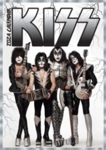 Kiss - Kiss 2024 Unofficial Calendar in the group MERCH / Calender 2024 at Bengans Skivbutik AB (4406345)