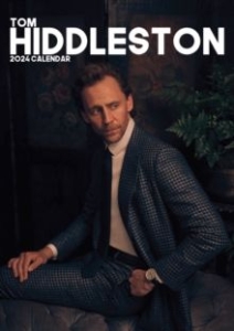 Tom Hiddleston - Tom Hiddleston 2024 Unofficial Calendar in the group MERCH / Calender 2024 at Bengans Skivbutik AB (4406363)