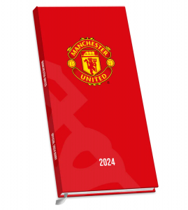 Manchester United Fc - Manchester United Fc 2024 Slim Diary in the group MERCH / Calender 2024 at Bengans Skivbutik AB (4406374)