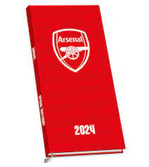 Arsenal Fc - Arsenal Fc 2024 Slim Diary in the group MERCH / Calender 2024 at Bengans Skivbutik AB (4406375)