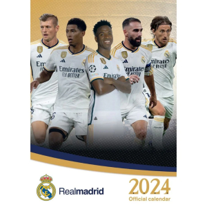 Real Madrid Fc - Real Madrid Fc 2024 A3 Calendar in the group MERCH / Calender 2024 at Bengans Skivbutik AB (4406388)
