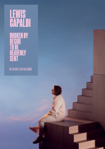 Lewis Capaldi - Lewis Capaldi 2024 A3 Calendar in the group OTHER / -Start Merch at Bengans Skivbutik AB (4406393)