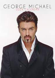 George Michael - George Michael 2024 A3 Calendar in the group MERCH / Calender 2024 at Bengans Skivbutik AB (4406398)