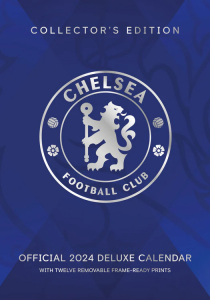 Chelsea Fc - Chelsea Fc 2024 A3 Deluxe Calendar in the group OTHER / MK Test 7 at Bengans Skivbutik AB (4406421)
