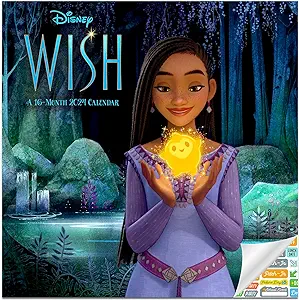 Disney - Disney Wish 2024 Square Calendar in the group OTHER / -Start Merch at Bengans Skivbutik AB (4406467)