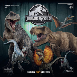 Jurassic - Jurassic World 2024 Square Calendar in the group MERCH / Calender 2024 at Bengans Skivbutik AB (4406468)