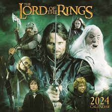 Lord Of The Rings - Lord Of The Rings Square Calendar in the group MERCH / Calender 2024 at Bengans Skivbutik AB (4406469)